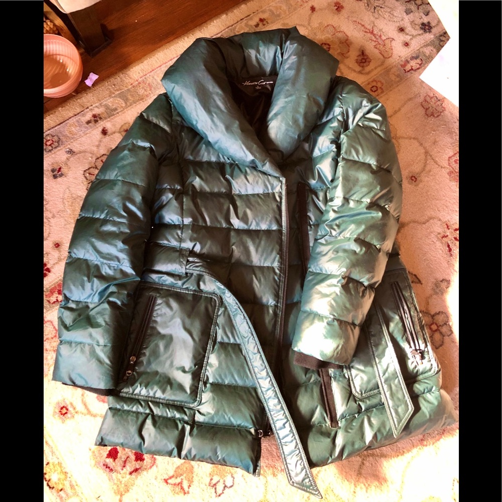 Kenneth Cole green Puffer coat